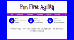 Desktop Screenshot of funfirstagility.com